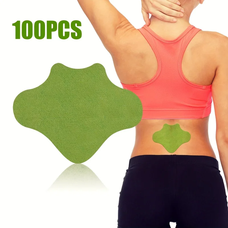 100 parches de soporte para la espalda y la zona lumbar. — Hecho de tela suave no tejida, fácil de usar y un imprescindible para el hogar y los viajes.