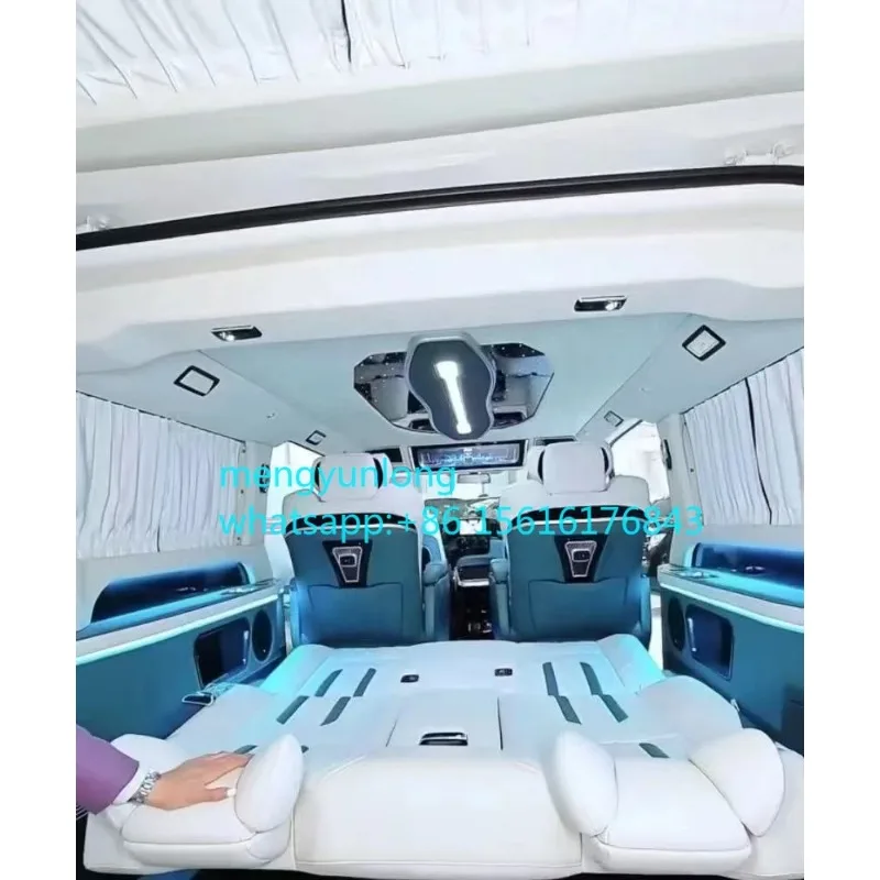 New Design Interior Modified Kit Wooden Parts with Captain Seat Customize for  Granvia HIACE VITO Vclass Metris W447