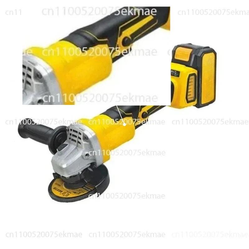 Brushless lithium angle grinder High power grinder Rechargeable angle grinder Wireless polishing machine