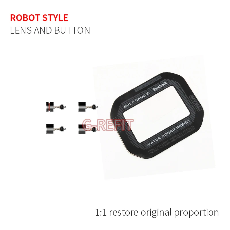 G-Refit Mech Style Robot DW5600 GWB5600 G5600E Titanium GWM5610 roestvrijstalen horlogekast Metalen ringband GMWB5000 MechWarrior