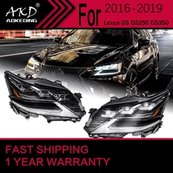 Car Lights for Lexus GS GS250 LED Headlight 2016-2019 GS350 Head Lamp Drl Projector Lens Automotive Accessories