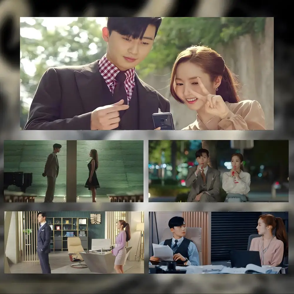Sweet Romantic Drama W-What's Wrong with Secretary Kim Mouse Pad Large Thick Desk Pad Stitched Edges Gaming Mouse Mat for PC