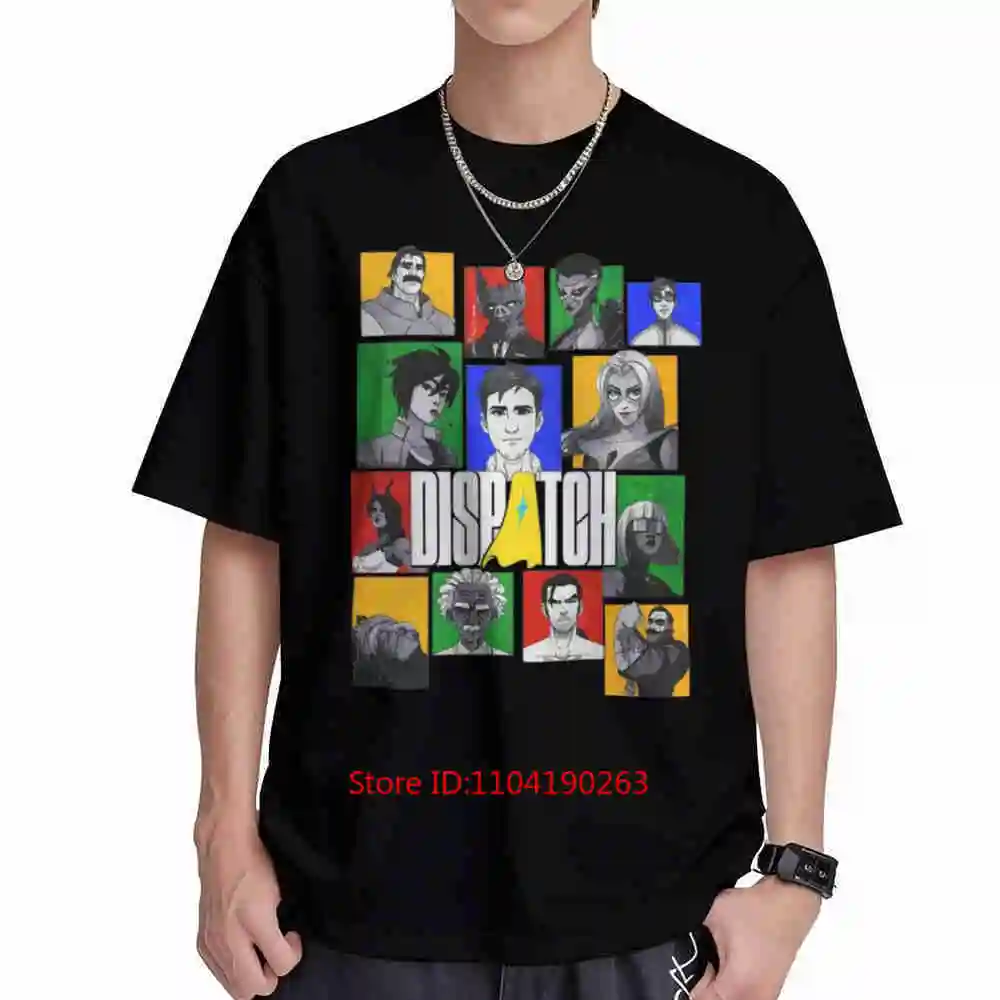 Dispatch Video Game Short Sleeve Tee 100% Cotton T-Shirt