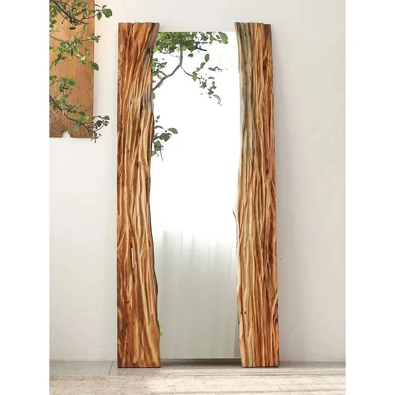 Log wi sandy wind - full-length floor mirror home wall fitting Internet celebrity bedroom