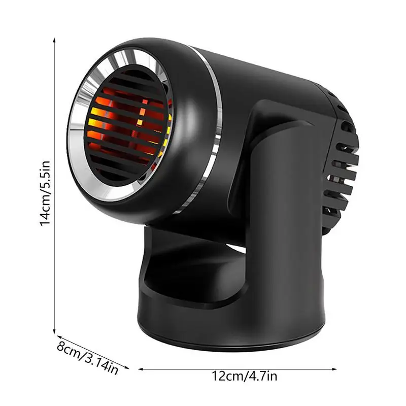 Auto Heater Fan 12 Volt Electric Heater For Car Windshield Defogger And Defroster 150w Heating And Cooling Auto Dryer With