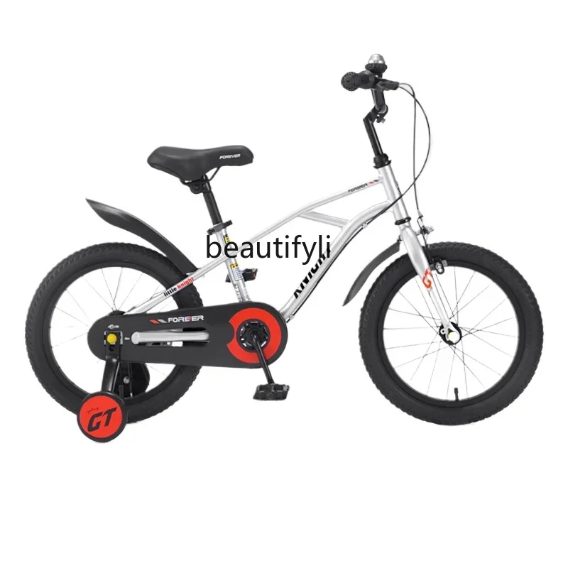 

New permanent children's bicycle 3-6-10-year-old children's with auxiliary wheels 14-16-18-inch men's and women's bicycles