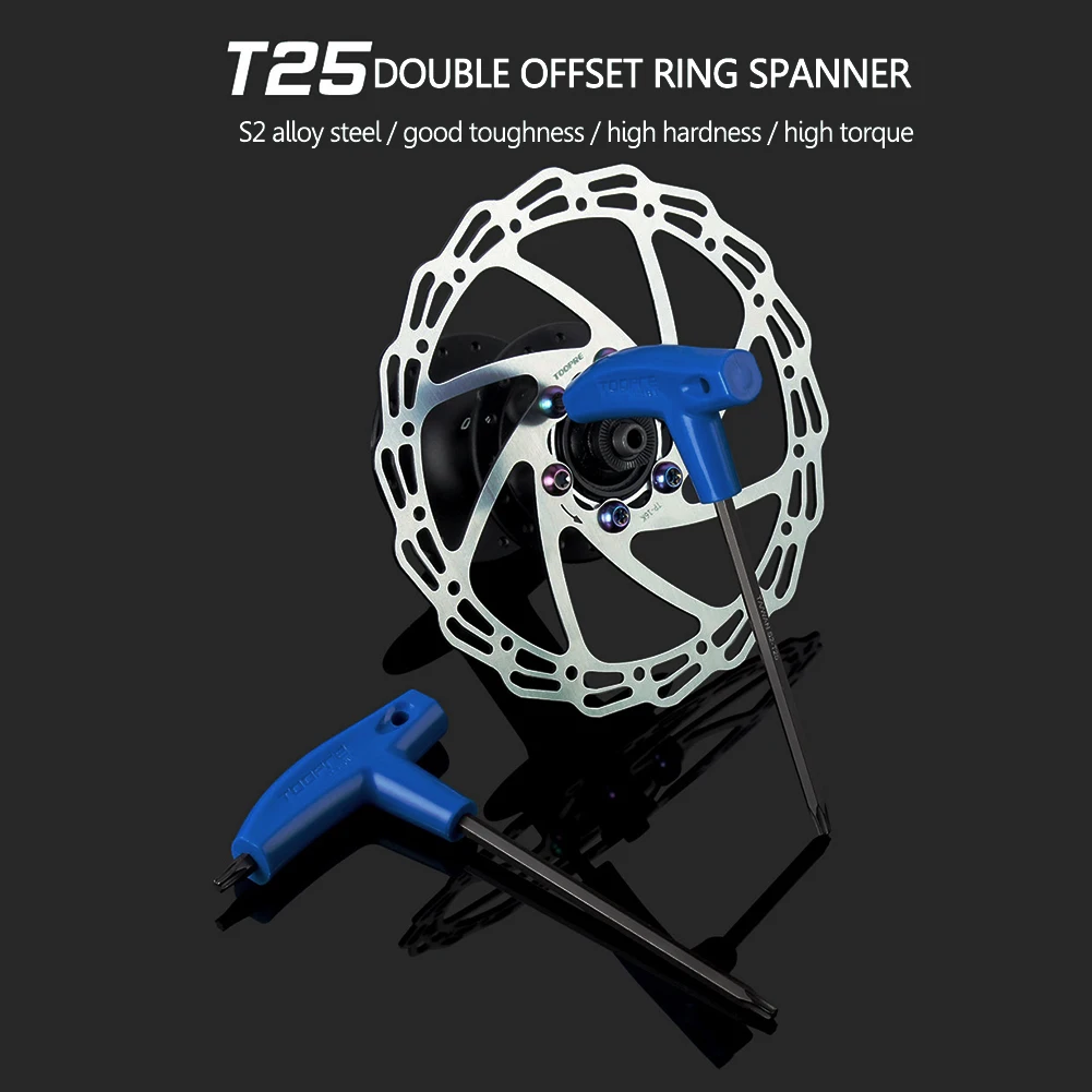 Toopre T25 دراجة توركس وجع الدراجات اكسسوارات دراجة هوائية جبلية المفك تفكيك مكبح قرصي وجع أدوات إصلاح ل Mtb