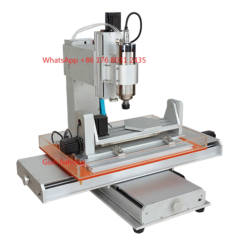 

Desktop HY 6040 5 Axis Mini CNC Router Engraving Milling Drilling Machine With 2200W Spindle
