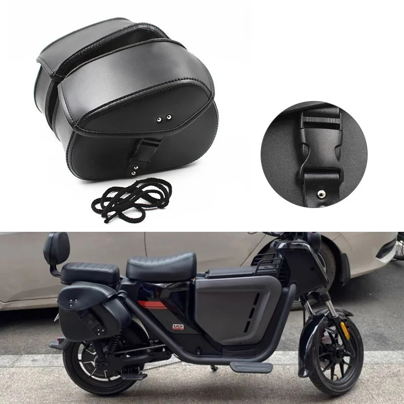 Gepäckträger-Hecktaschen für Sportster 883 1200 Honda Yamaha Suzuki Motorrad-Satteltaschen Motorrad-Seitentaschen Aufbewahrungswerkzeugteile – Detail 24