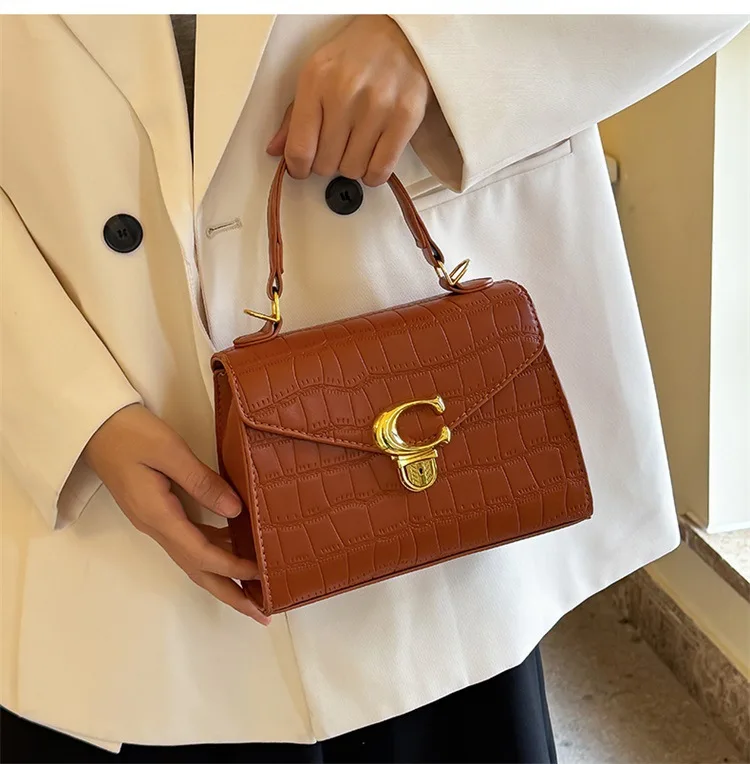 

2025 New Classic Handbag for Women - Top Handle Shoulder Bag with Detachable Strap, Spacious Designer Purse for Work & Travel