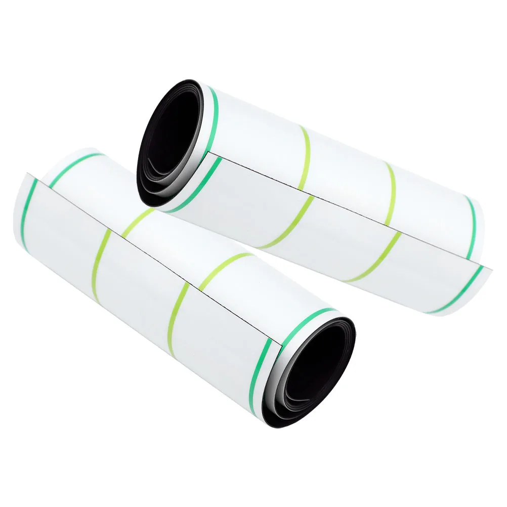 

2pcs Magnetic Sentence Strips Dry Erase Lined For Classroom Whiteboard Fridge Notepads Alphabet Teaching Cards Strip