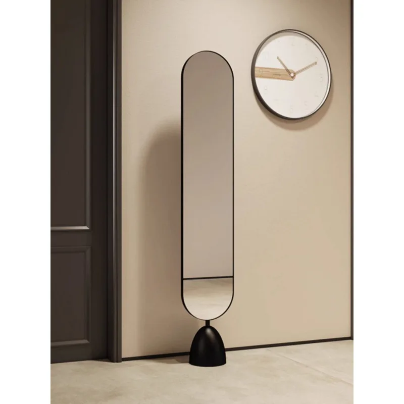 Full body mirror, floor to ceiling mirror, living room, bedroom, household dressing mirror, convenient and rotatable, modern min