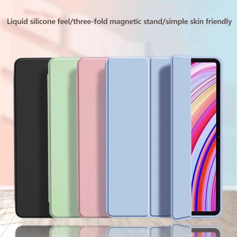 Leather Case Cover For Redmi Pad Pro 5G 12.1 SE 8.7 4G SE 11 Pad 10.61 Xiaomi Poco Pad 5G 12.1 6S Pro 12.4 5 5Pro 6 6Pro 11inch