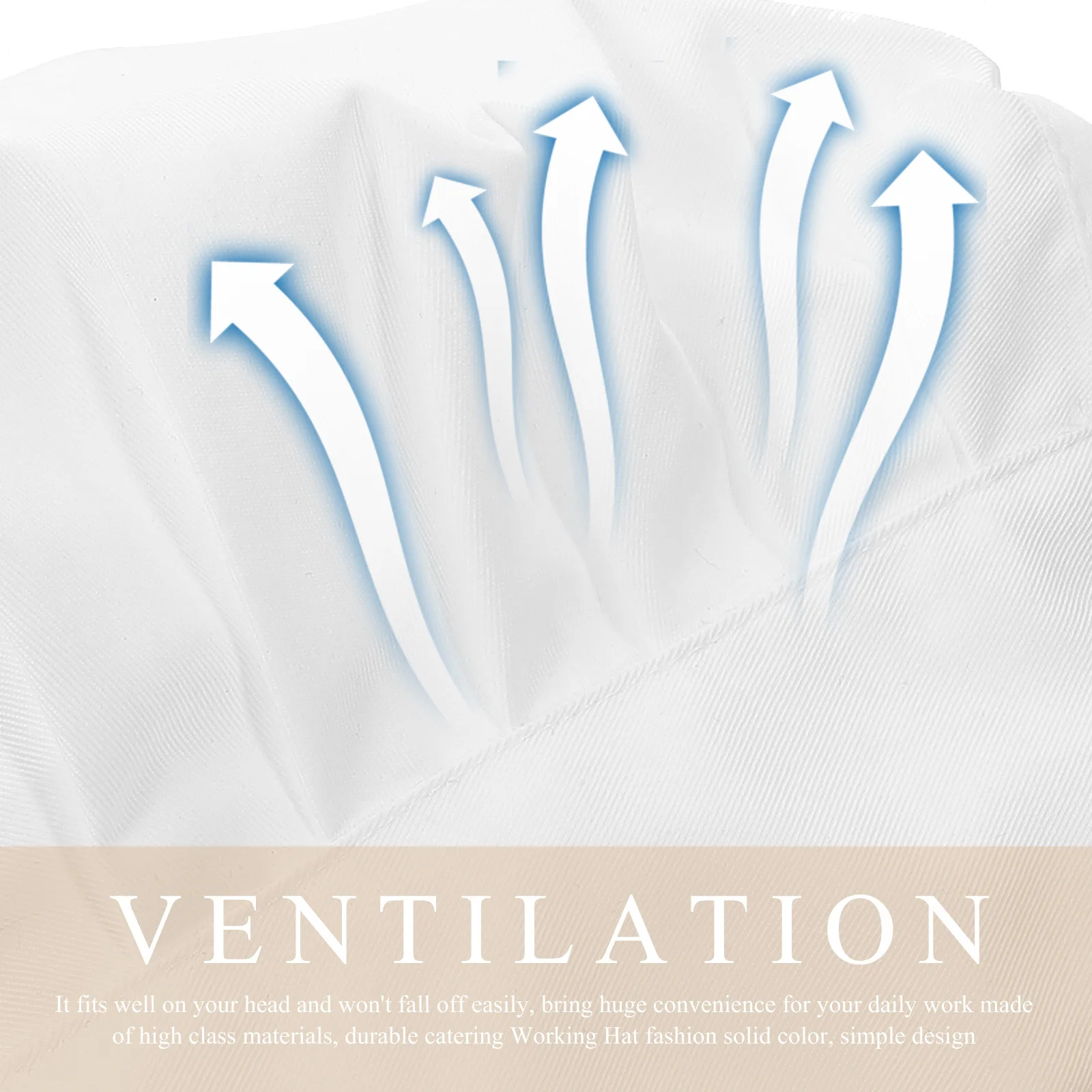 Chapéu de chef de algodão ajustável, chapéu de cozinha para homens e mulheres, uniforme respirável, restaurante, padaria, roupa de cozinheiro