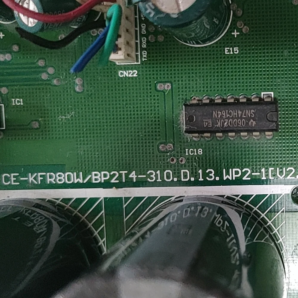 Used for Midea Central Air Conditioning Control Board CE-KFR80W/BP2T4-310. D.13.WP2-1V2.4 PCB 202302130493 Accessories