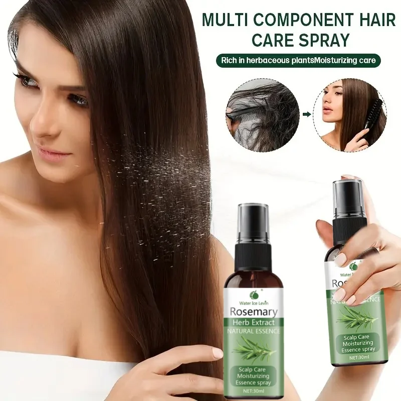 

Экстракт трав розмарина, натуральный эссенционный спрей для волос, питательный спрей для восстановления кожи головы и гладкие сухие поврежденные волосы, уход за кожей головы, увлажняющий шампунь