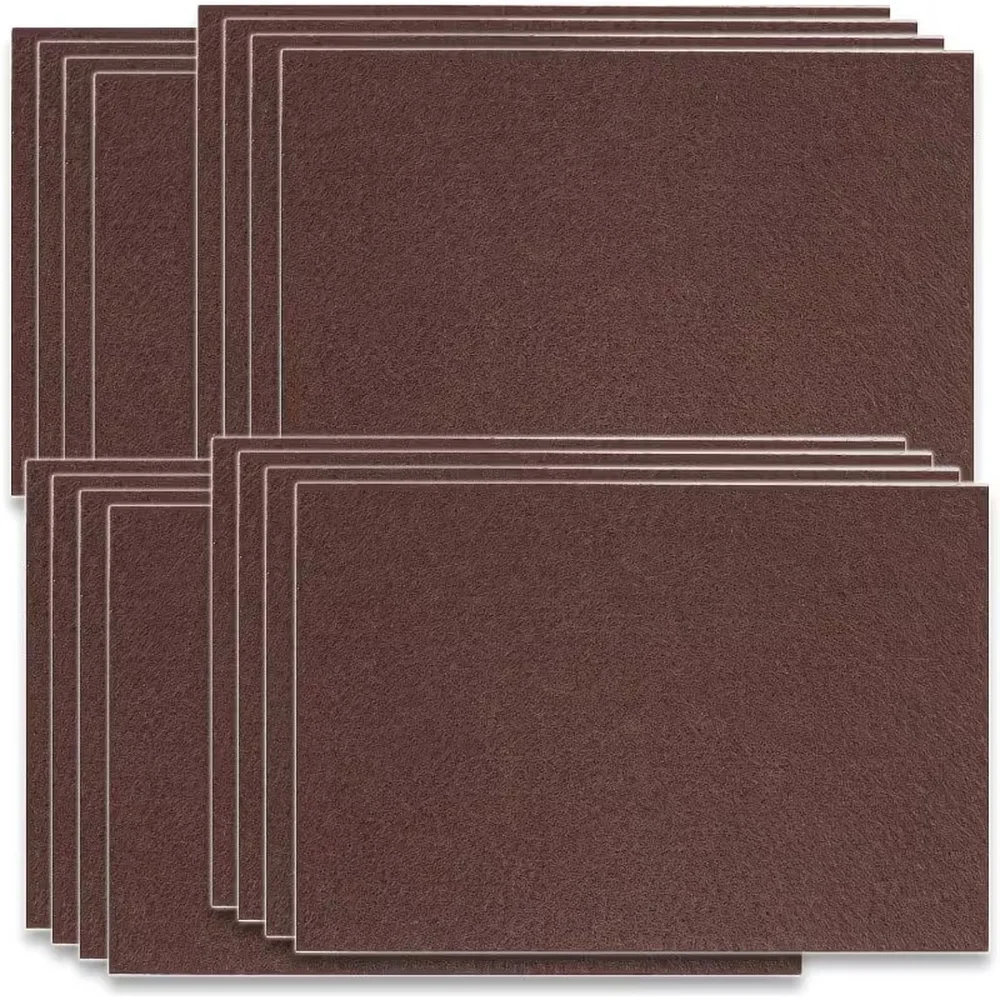 16pcs Non-Slip Felt Pads for Furniture Floor & Wall Protection Cuttable Scratch & Noise Reducing Pads Suitable for Laminate Wood