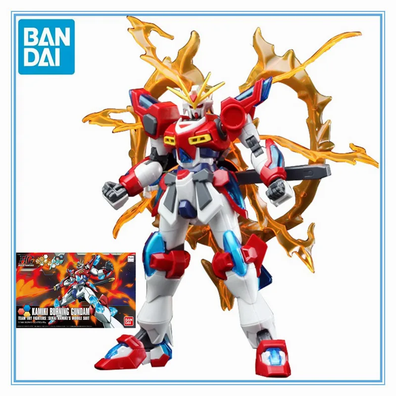 

Bandai Gundam Assembly Model HG HGBF 1/144 Shenmu Flame Burning Gundam Creator Assembly Model Children's Toy Festival Gift