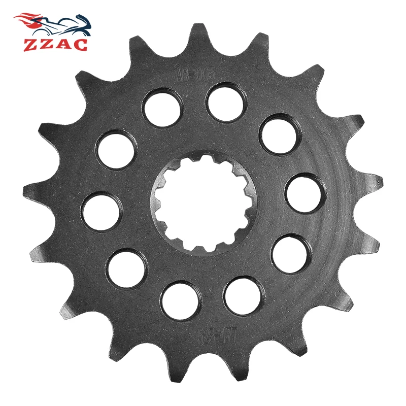 525 Chain 17T 20CrMnTi Motorcycle Front Sprocket For Suzuki GSR750 GSR750Z GSX-R750 GSX-S750 GSX-S750A GSX-S750Z GSX-S950