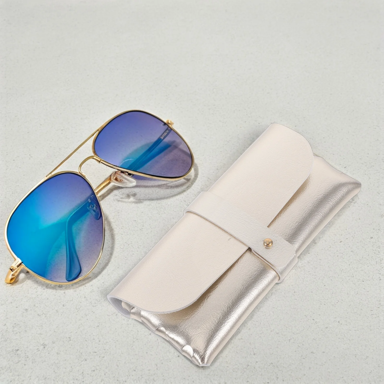 

Glasses Case Stylish PVC Cover Holder Sunglasses Convenient