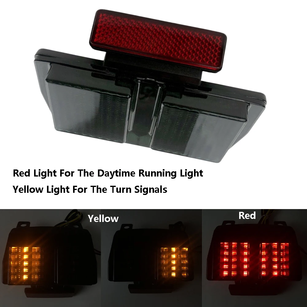 

1PC Motorcycle LED Taillight Integrated Turn Signals For DUCATI 748/916/996/998 Motorcycle Tail Light Blinker Brake Stop Light