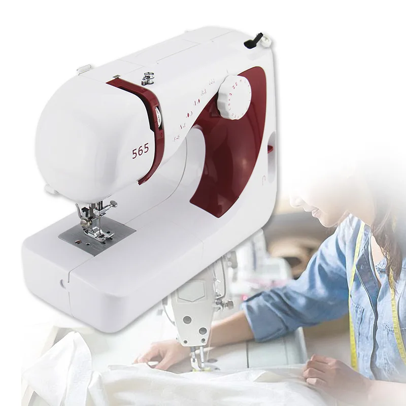 New sewing machine domestic machine Multi function clothes car with lock edge 565