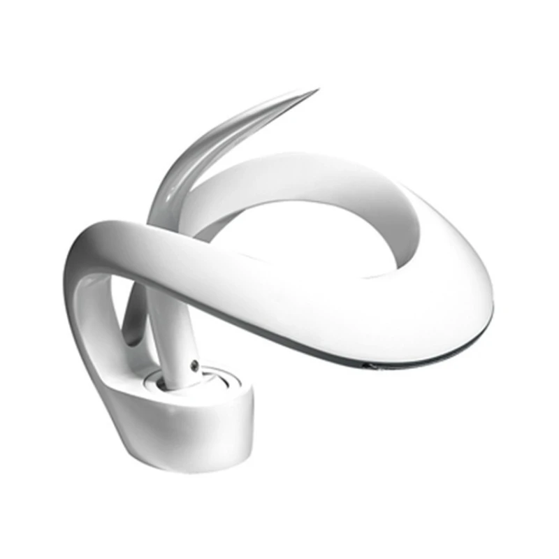 

Waterfall Single Handle Bathroom Sink Faucet Art Curved Shape Basin Mixer Tap Hot And Cold Multifunctional