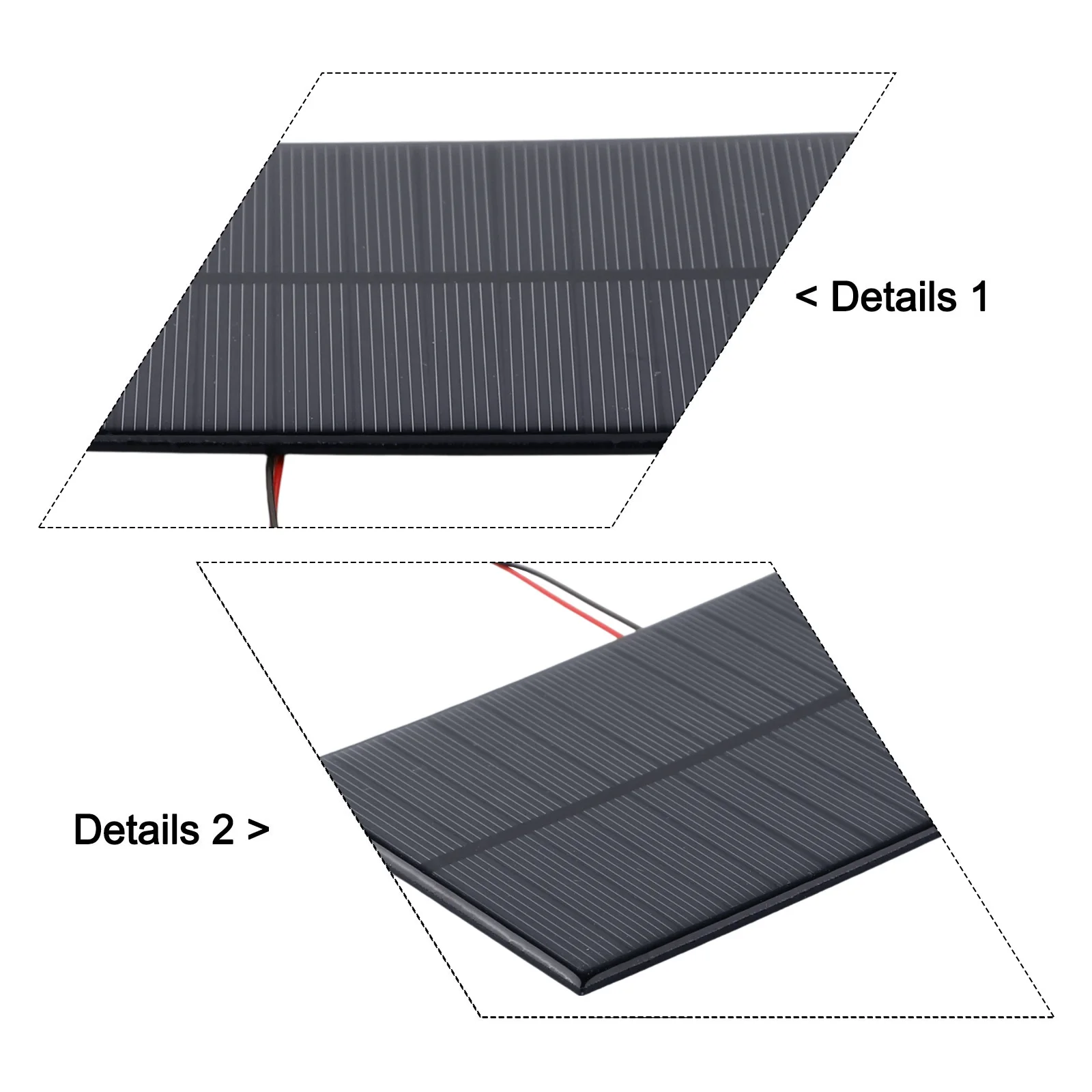 

110mmx80mm 5PCS Solar Kit Wind And Snow Resistant Compact Design Efficient Energy Conversion For Home Lighting