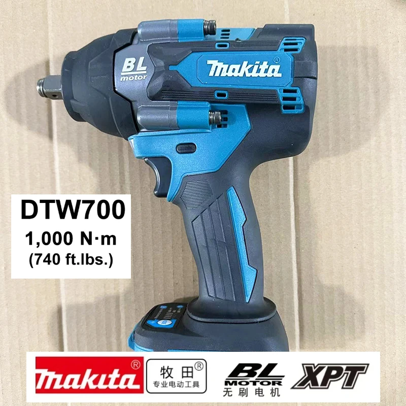 Makita DTW700 18V 6.0AH Brushless Electric Screwdriver Rechargeable Drill Driver for Woodworking Milling