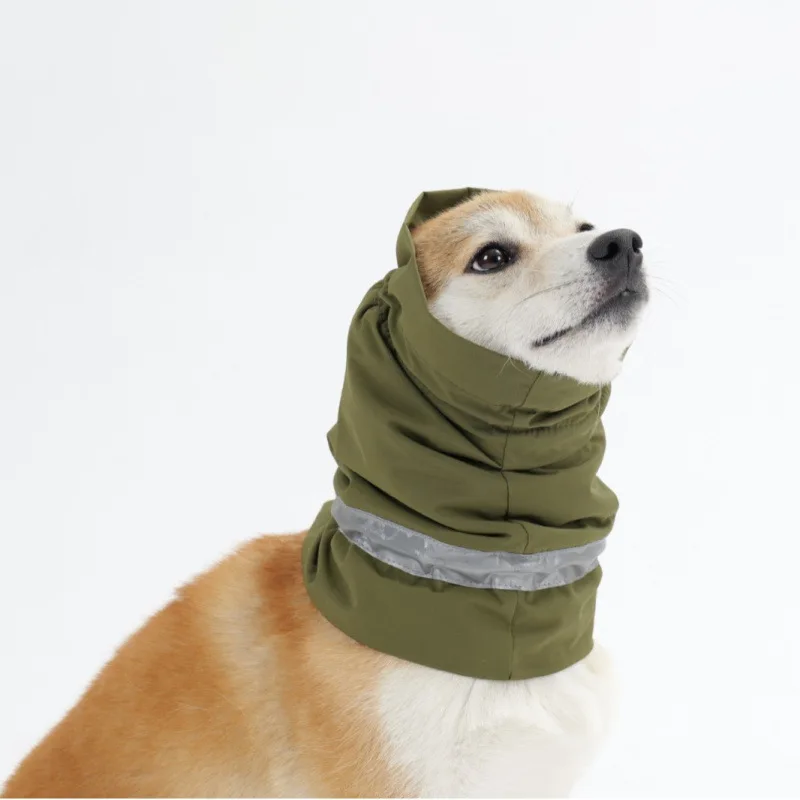 New Pet Supplies Dog Anti-Loss Anti-Snow Anti-Cold Warm Adjustable With Reflective Strip Scarf