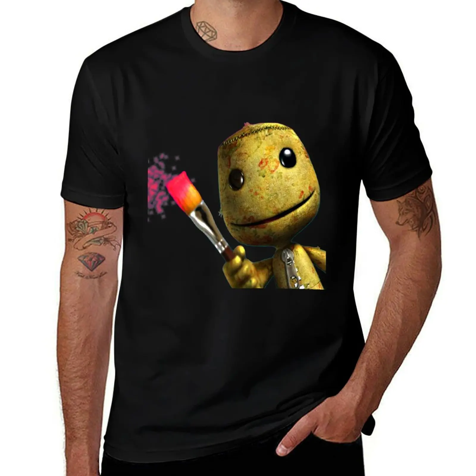 

t man SackBoy oversize T-Shirt 100% shirts designer shirt t cotton man Big shirts T-Shirt Planet, t LIttle