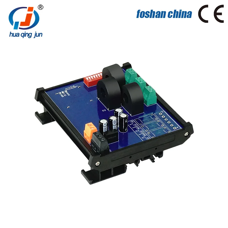 Huaqingjun 3-Channel RS485 AC Current Transformer Detection 25A 50A Module Modbus RTU for Current Data Acquisition