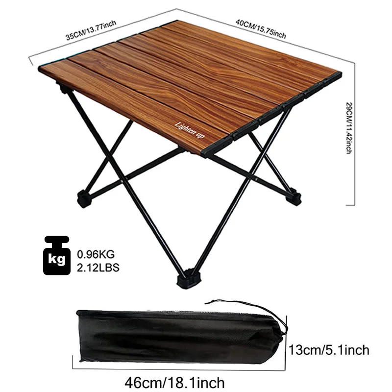 Mesa de Camping ultraligera para exteriores, escritorio de ocio de aleación de aluminio para barbacoa, mesa plegable para barbacoa, escritorio de