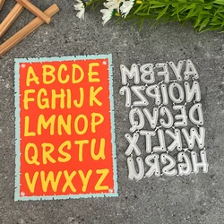 New Arrival English Letter Alphabet Metal Cutting Dies for Scrapbooking Card DIY Making Photo Album Words Stencil