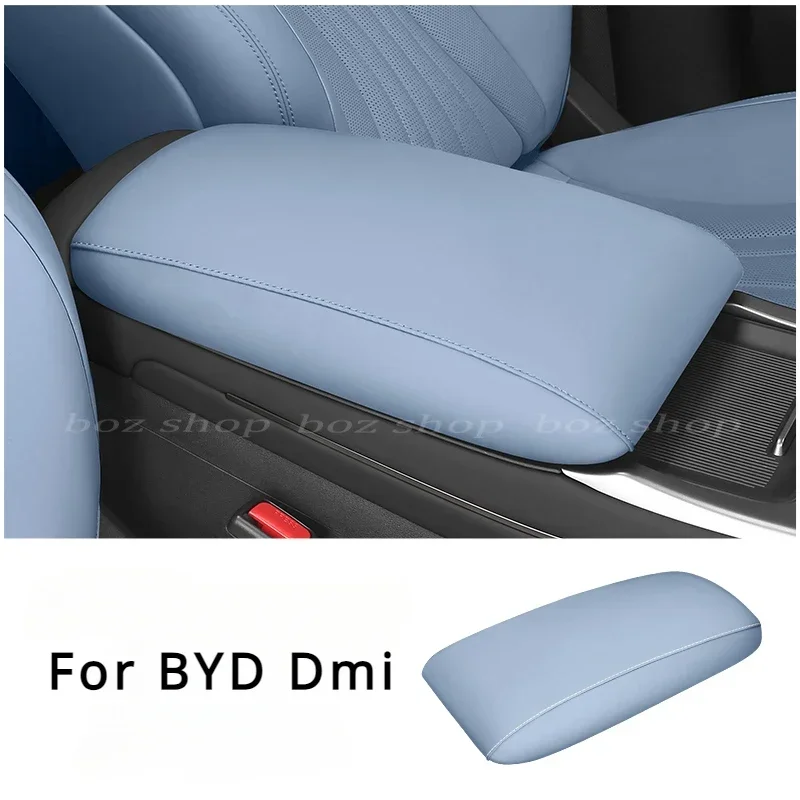 Cubierta de caja de reposabrazos Central para BYD Seal Dmi, almohadilla protectora de Control Central especial, accesorio de modificación interior, Funda de cuero