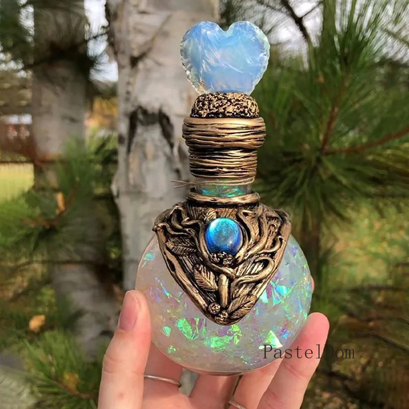 Magic Potion Bottle Resin Craft Ornament, Creative Decor for Home Garden & Shelf Display, Nice Holiday Gift Idea