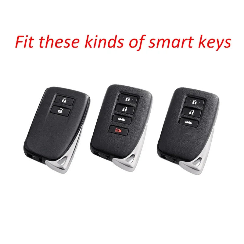 Car Key Fob Chain Case Cover Accessories For Lexus IS ES NX RX GS LX RC 200 250 300 350 Carbon Fiber