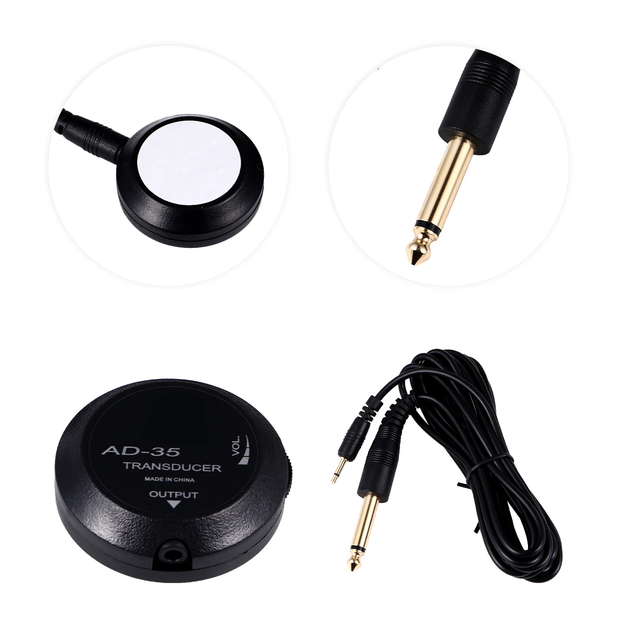 

Bass Pickup Guitar with Tone Eco-friendly Plastic Acoustic Pickup-Piezo Contact