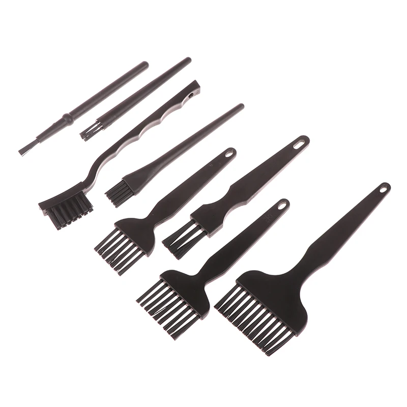 8Pcs/Set Anti-Static Brush Safe Nylon Cleaning Brush For Mobile Phone Tablet Computer Keyboard Pcb Bga Repair Cleaning Work