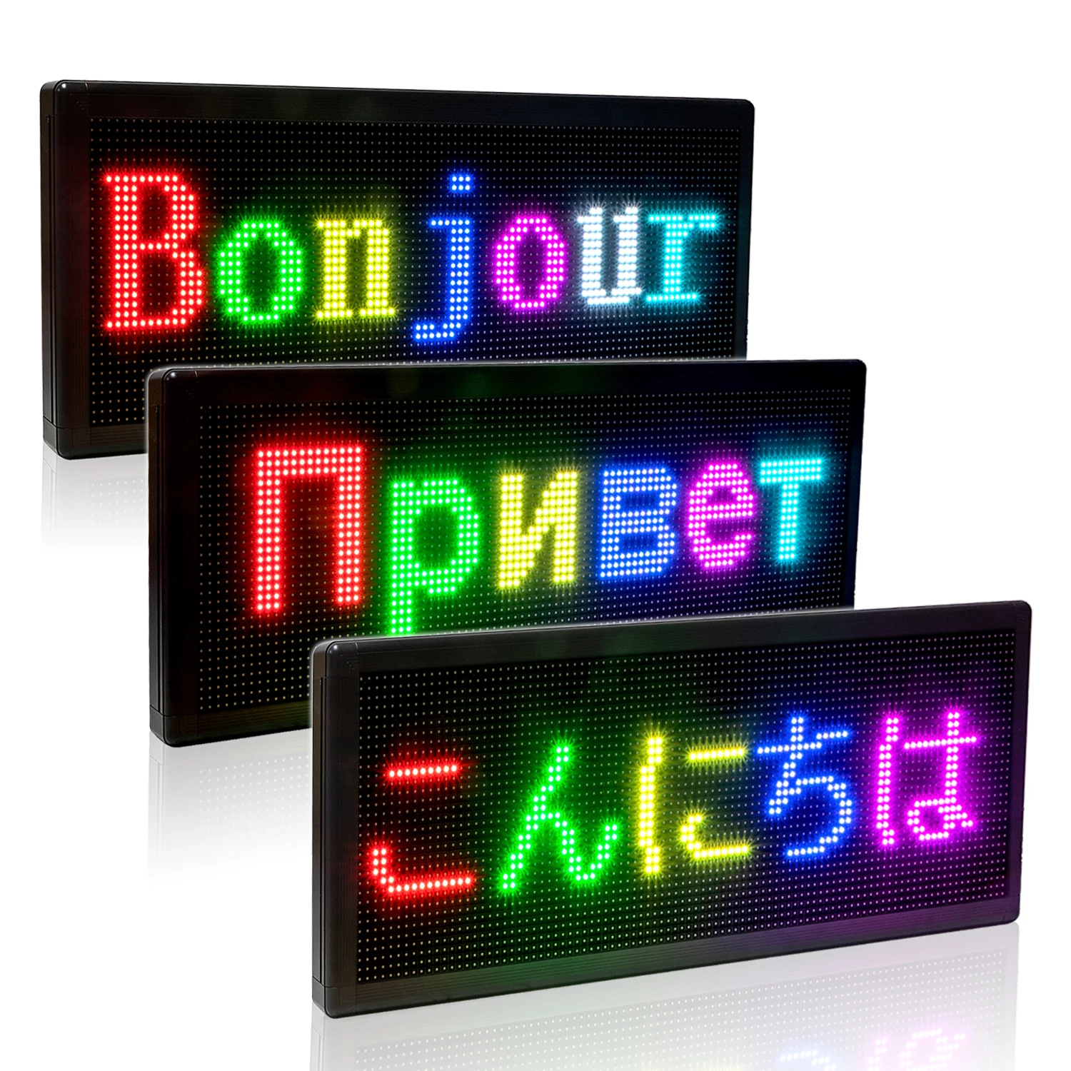 Leadleds Bright P10 RGB Outdoor Led Display Waterproof Multi-Color Images Video Text Advertising Billboard for Business, Store