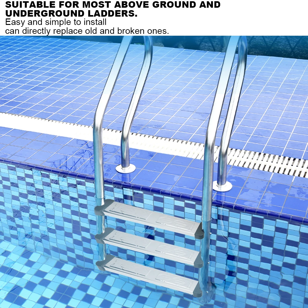 

50cm Pool Ladder Pedal, Swimming Pool Ladder Step 304 Stainless Steel Pedal for Ground Underground Ladders