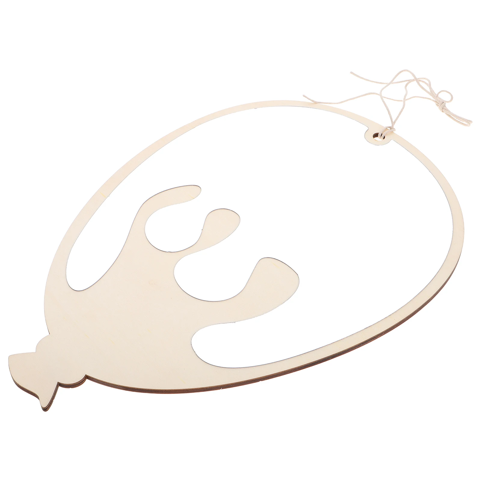 

Balloon Pattern Mirror Irregular Wall Decor Animal Clouds Hanging Boho Wooden Small Decorative Wavy Beige Home Art