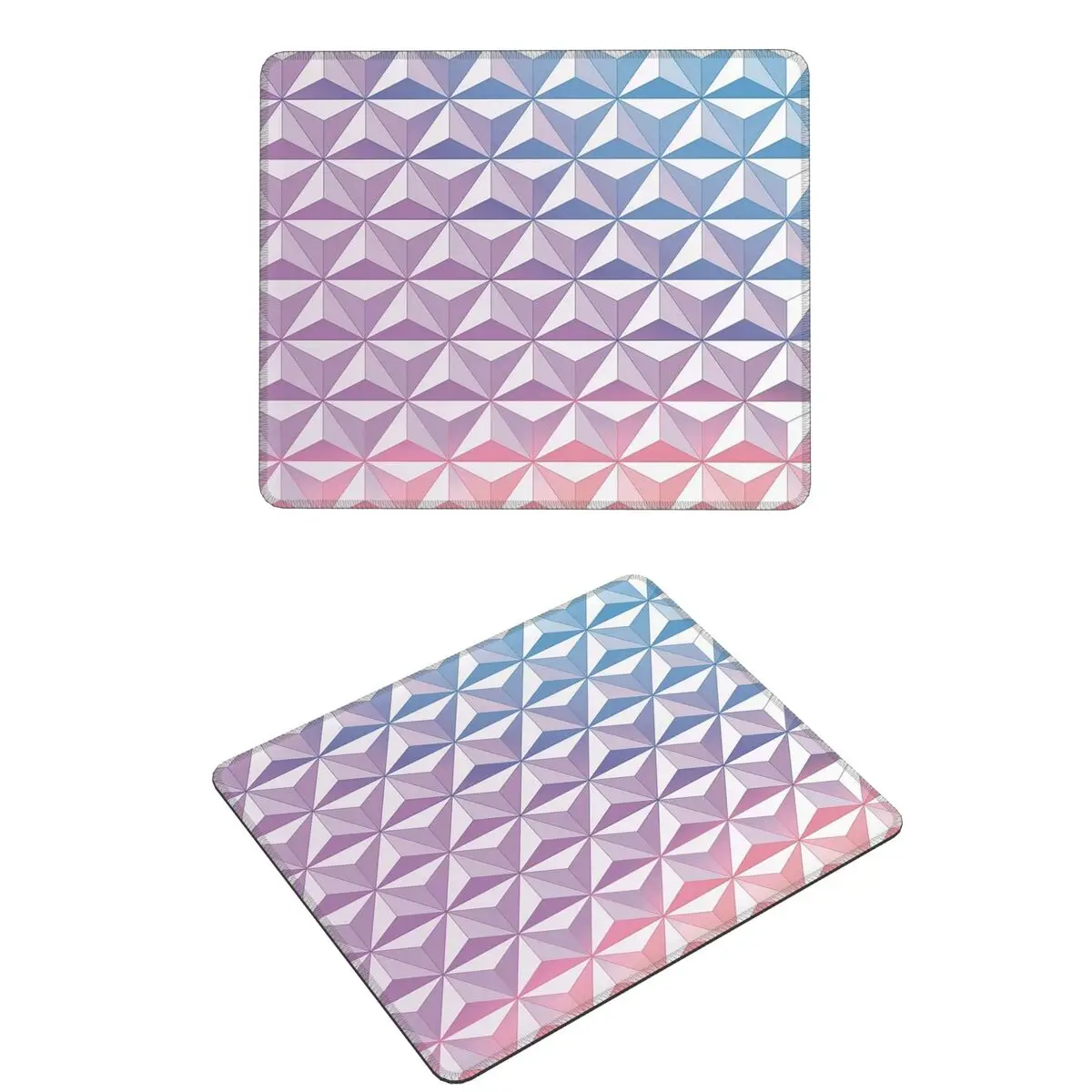 

Geodesic Sphere, Purple Mouse Pad Computer Keyboard Mouse Mat Gamer PC Laptop Desk Mat Office Accessories Table Mats