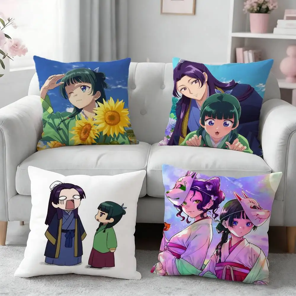 

T-The A-Apothecary Diaries Maomao Pillow Case Pattern Printed Pillowcase For Living Room Sofa Cushion Cover