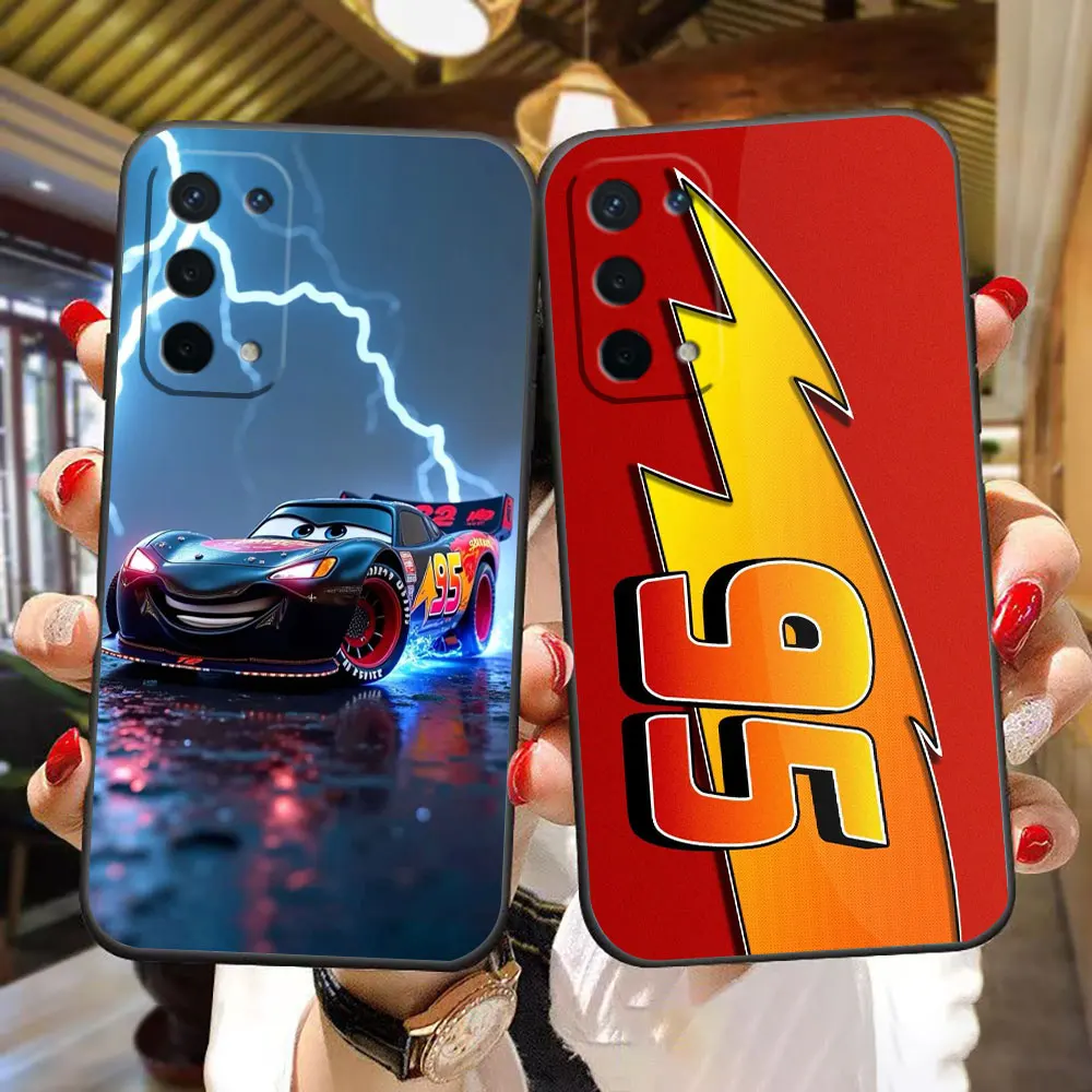 

Cartoon Cars Lightning McQueen Phone Case For OPPO A15 A16 A17 A31 A38 A54 A55 A57 A58 A60 A73 A74 A76 A78 A92 A93 A94 A98 Case