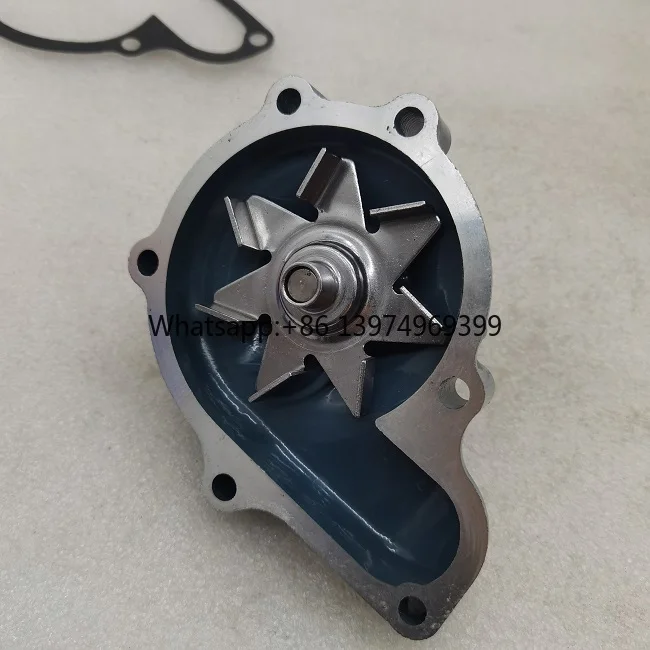 Excavator Spare Parts Engine Water Pump with Gasket 1J700-73030 7000743 Compatible with Engine V2607 Excavator KX057-4 U55 U55-4