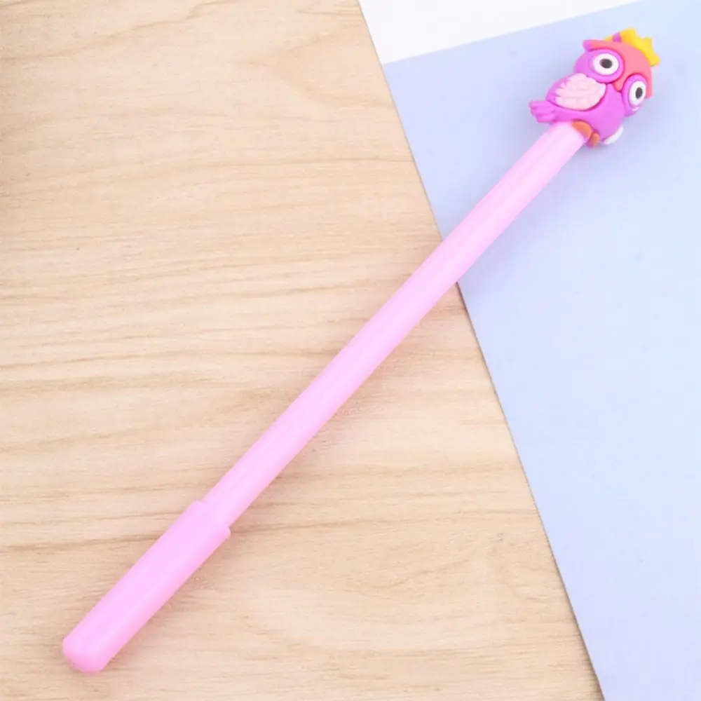 High Quality Plastic Owl Neutral Pen Quick Drying Stationery Owl Gel Pen Rollerball Pen School Office