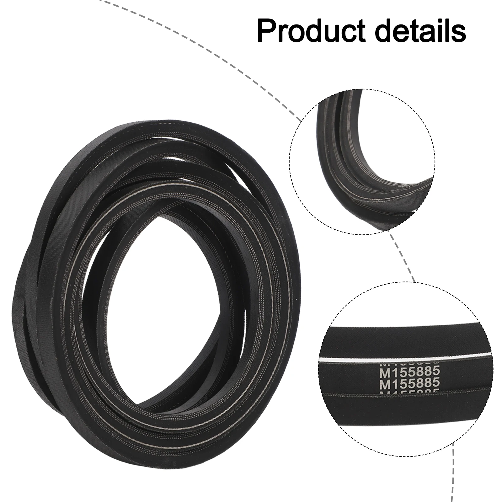 Replacement drive belt For M155885 for L100 L110 L120 L130 G110 LA105 LA115 LA125 LA135 X110 X120 X140 lawn tractor models