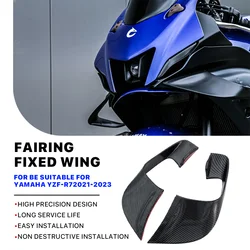 Motorcycle Fixed Wind Wing for Yamaha YZF-R7 YZF R7 R 7 2021 2022 2023 Aerodynamic Winglets Carbon paint Fairing Accessories