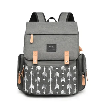 Baby Nappy Bag Mummy Diaper Bag Backpack Waterproof Storage Handbag Outdoor Travel Mommy…